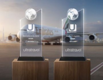 Η Emirates κέρδισε το βραβείο ULTRAs «Καλύτερη Aεροπορική Εταιρεία στον Κόσμο» για 8η συνεχόμενη χρονιά