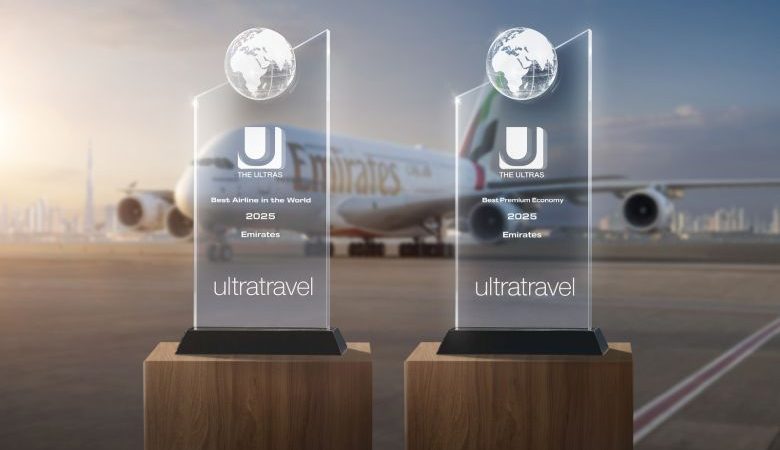 Η Emirates κέρδισε το βραβείο ULTRAs «Καλύτερη Aεροπορική Εταιρεία στον Κόσμο» για 8η συνεχόμενη χρονιά