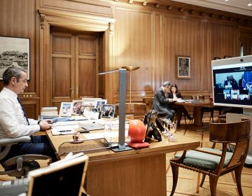 Σε έκτακτη τηλεδιάσκεψη των ηγετών της ΕΕ για την Ουκρανία συμμετείχε ο Μητσοτάκης