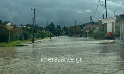 Στο έλεος της κακοκαιρίας Byron η χώρα: Προβλήματα σε Ζάκυνθο, Λακωνία, Κρήτη – Μηνύματα 112, έκλεισαν σχολεία