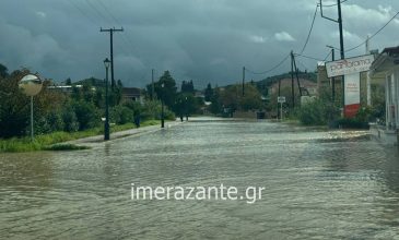 Στο έλεος της κακοκαιρίας Byron η χώρα: Προβλήματα σε Ζάκυνθο, Λακωνία, Κρήτη – Μηνύματα 112, έκλεισαν σχολεία