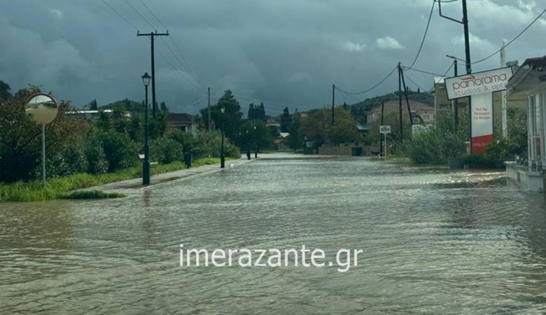 Στο έλεος της κακοκαιρίας Byron η χώρα: Προβλήματα σε Ζάκυνθο, Λακωνία, Κρήτη – Μηνύματα 112, έκλεισαν σχολεία