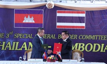 Συμφωνία για άμεση κατάπαυση του πυρός ανάμεσα σε Καμπότζη και Ταϊλάνδη