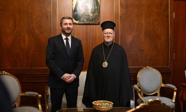 Ανδρουλάκης: Κάθε συνάντηση με τον Οικουμενικό Πατριάρχη είναι μάθημα ανθρωπιάς