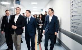 Ο πρωθυπουργός επισκέφθηκε το ανακαινισμένο τμήμα επειγόντων περιστατικών στον «Ερυθρό Σταυρό»