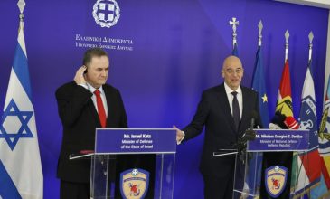 Δένδιας: Κοινή βούληση Ελλάδας και Ισραήλ για ανάπτυξη της αμυντικής συνεργασίας