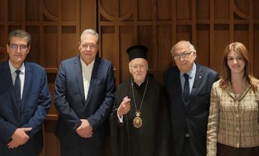 Με τον Οικουμενικό Πατριάρχη Βαρθολομαίο συναντήθηκε ο Σωκράτης Φάμελλος