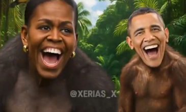 Το ζεύγος Ομπάμα αναπαρίσταται με τη μορφή πιθήκων σε βίντεο που έδωσε στη δημοσιότητα ο Τραμπ