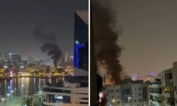 Οι Ιρανοί χτύπησαν με drone κοντά στο αμερικανικό προξενείο στο Ντουμπάι – Βίντεο η στιγμή της έκρηξης