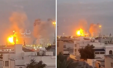 Φωτιά σε διυλιστήριο του Μπαχρέιν από πλήγμα ιρανικού πυραύλου