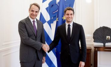 Συνάντηση του Κυριάκου Μητσοτάκη με τον πρώην πρωθυπουργό της Γαλλίας, Γκαμπριέλ Ατάλ