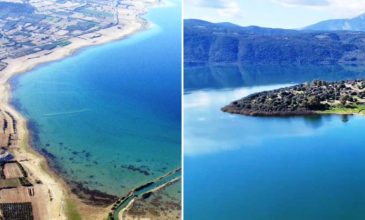 Ξαναγέμισε νερό η λίμνη Αμβρακία, μετά την ξηρασία των τελευταίων ετών