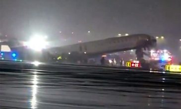 Αεροσκάφος της Air Canada Express συγκρούστηκε με όχημα στο έδαφος αμέσως μετά την προσγείωση του στη Νέα Υόρκη