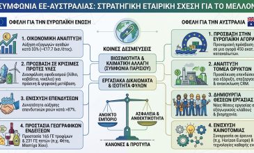 Ιστορική συμφωνία ελεύθερου εμπορίου και ασφάλειας μεταξύ Ευρωπαϊκής Ένωσης και Αυστραλίας – Τα οφέλη