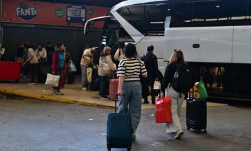 Με πληρότητες που αγγίζουν το 100% οι αναχωρήσεις από τα ΚΤΕΛ Κηφισού και Λιοσίων