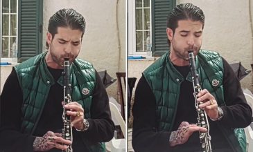 Ο Άρης Μουγκοπέτρος έπαιξε ξανά κλαρίνο έναν χρόνο μετά τον ακρωτηριασμό του