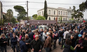 Ολοκληρώθηκε το συλλαλητήριο των κτηνοτρόφων στη Μυτιλήνη