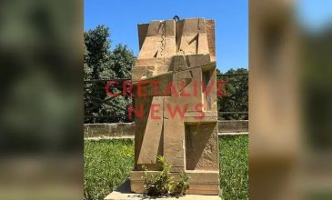 Άγνωστοι αποκεφάλισαν την προτομή του Νίκου Ξυλούρη στο κέντρο του Ηρακλείου
