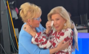 Συγκίνηση στην συνάντηση Λίτσας Πατέρα και Βίκυς Παγιατάκη στα παρασκήνια του Buongiorno