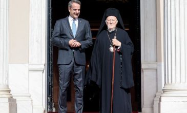 Συνάντηση του πρωθυπουργού με τον Οικουμενικό Πατριάρχη