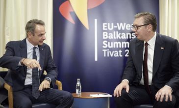Η ενίσχυση της διμερούς συνεργασίας και η ενταξιακή πορεία της Σερβίας συζητήθηκαν στην συνάντηση Μητσοτάκη με Βούτσιτς
