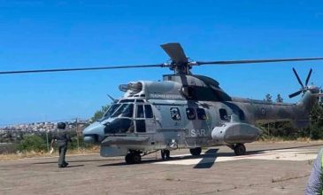 Αεροδιακομιδή ναυτικού στο Νοσοκομείο Χανίων