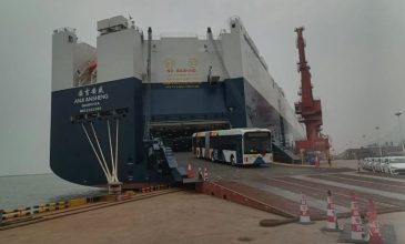 Τα νέα ηλεκτρικά, αρθρωτά λεωφορεία του ΟΑΣΘ έχουν… σαλπάρει