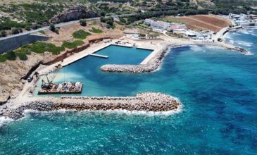 Προς ολοκλήρωση το Αλιευτικό Καταφύγιο Σκαλέτας στο Ρέθυμνο