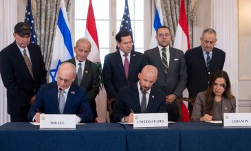 Τα κύρια σημεία της συμφωνίας Ισραήλ-Λιβάνου που υπεγράφη στην Ουάσινγκτον – Αφοπλισμός της Χεζμπολάχ, σταδιακή αποχώρηση των IDF