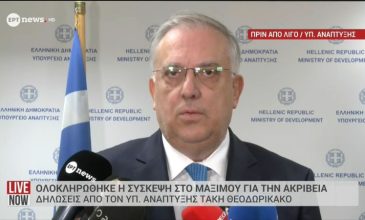 Τάκης Θεοδωρικάκος: Πλήρης σταθεροποίηση των τιμών κατά τους δύο καλοκαιρινούς μήνες – Μειώσεις από τον Σεπτέμβριο