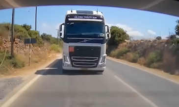 Συνελήφθη ο οδηγός του βυτιοφόρου για την επίκινδυνη προσπέραση στα Χανιά – Δείτε βίντεο