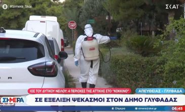 Ψεκασμοί στη Γλυφάδα μετά το κρούσμα του ιού του Δυτικού Νείλου
