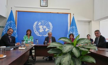 Κύπρος: Τριμερής συνάντηση του ΓΓ ΟΗΕ Γκουτέρες με τον Ν. Χριστοδουλίδη και τον Τουρκοκύπριο ηγέτη Ερχιουρμάν
