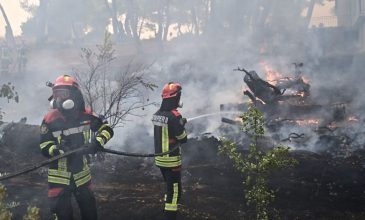 Νύχτα πύρινης κόλασης στην Δυτική Αττική: Το βάρος πέφτει στις επίγειες δυνάμεις σε Ψάθα και ΒΙΠΕ Μεγάρων