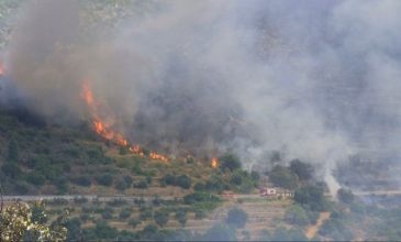 Χωρίς ενεργό μέτωπο η πυρκαγιά στην Κεφαλονιά, αλλά χωρίς ηλεκτρικό ρεύμα και νερό εδώ και 48 ώρες