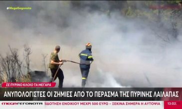 Καίγεται για τέταρτη ημέρα η Δυτική Αττική: Συνεχείς αναζωπυρώσεις, σε Κανδήλι και Αγία Σκέπη Μεγάρων τα κύρια μέτωπα