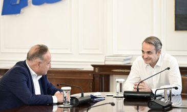 Μητσοτάκης στη συνάντηση με Στέλιο Αγγελούδη: Θα έχουμε μία καινούργια ΔΕΘ το 2030 και έναν πολύ μεγάλο χώρο πρασίνου στο κέντρο της πόλης