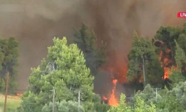 Φωτιά στη Σίβηρη Χαλκιδικής:  Καίγονται σπίτια – Ήχησε το 112 για άλλες δύο περιοχές