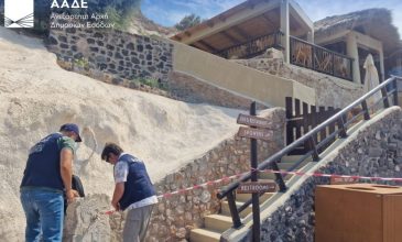 «Λουκέτα» 48 ωρών και πρόστιμα σε μαγαζιά και ενοικιαζόμενα δωμάτια σε Σαντορίνη και Νάξο