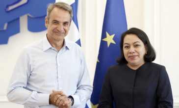 Συνάντηση πρωθυπουργού με την υποψήφια για τη θέση του γγ του ΟΗΕ