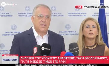 Θεοδωρικάκος: Μείωση τιμών σε 1.740 προϊόντα με μέσο όρο 9,5% – Οι λίστες με τους κωδικούς στα σούπερ μάρκετ, τα σχολικά, τα κρέατα