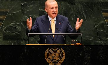 Προκλητικός ο Ερντογάν στον ΟΗΕ: Θέλει μοίρασμα του Αιγαίου και αναγνώριση του ψευδοκράτους στην Κύπρο