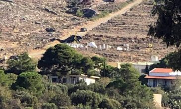 «Βαριά» προσγείωση στρατιωτικού ελικοπτέρου στην Κάλυμνο – Σώοι οι επιβαίνοντες