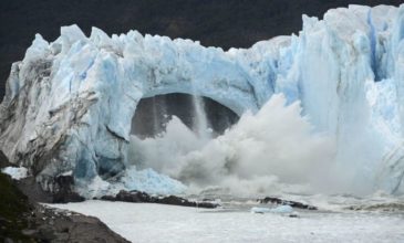 Ένας τεράστιος παγετώνας ετοιμάζεται να καταρρεύσει στην Αργεντινή