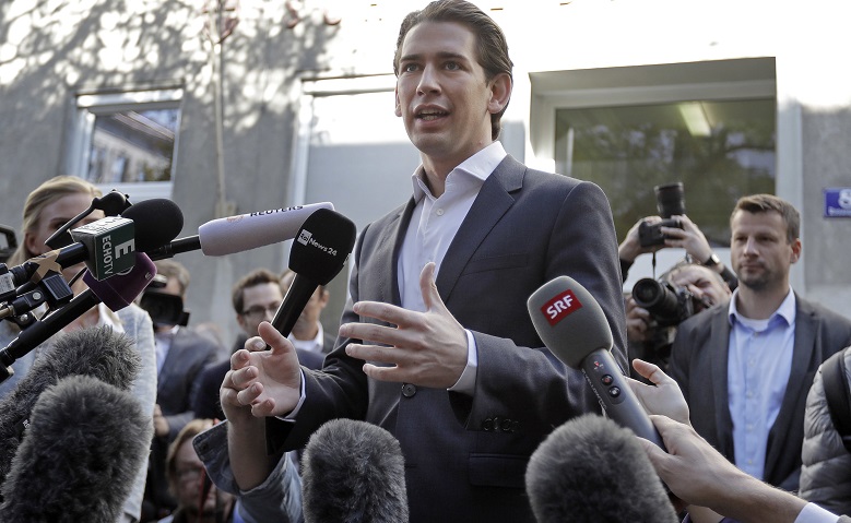 Ο Κουρτς επιθυμεί κυβέρνηση συνασπισμού εντός δύο μηνών στην Αυστρία