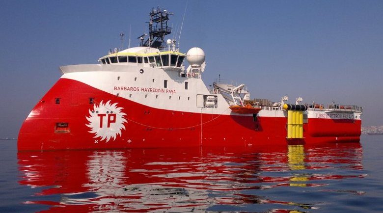 Στα ανοιχτά της Μυτιλήνης το τουρκικό ερευνητικό σκάφος Barbaros