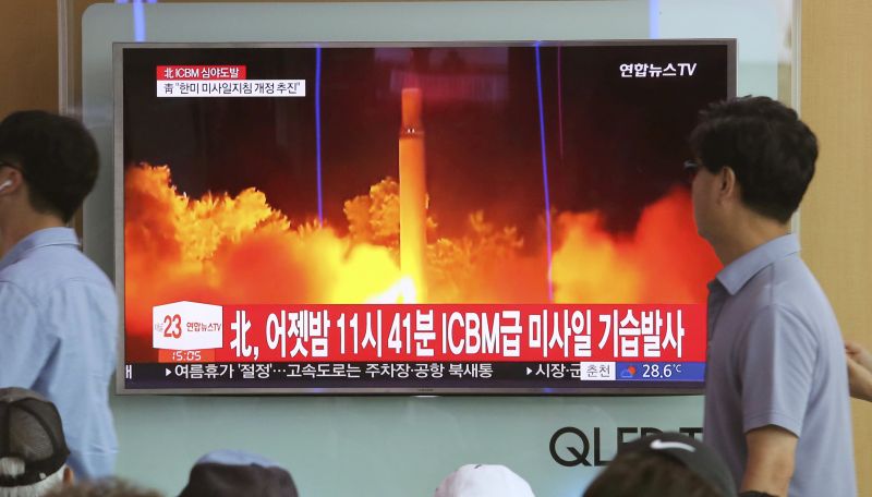 O πύραυλος της Β. Κορέας παραλίγο να χτυπήσει αεροσκάφος της Air France