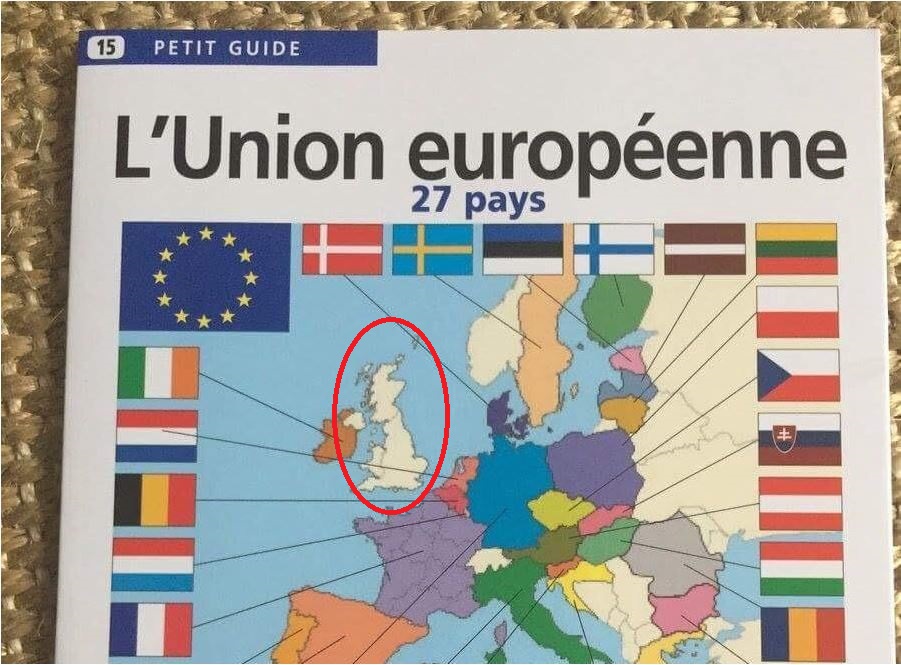 Η Γαλλία έβγαλε από το χάρτη της ΕΕ τη Βρετανία