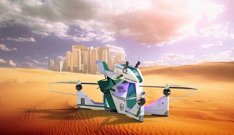 Η αστυνομία του Ντουμπάι θα περιπολεί με ιπτάμενες μηχανές