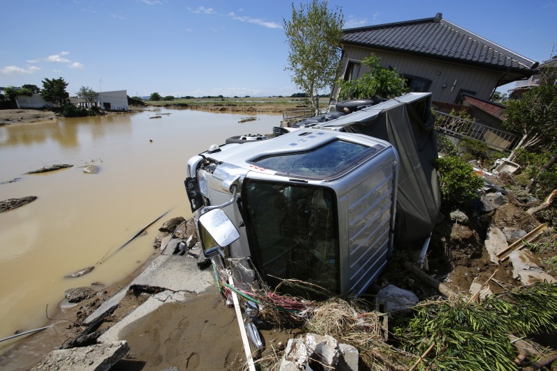 Στους 20 οι νεκροί από τις καταστροφικές πλημμύρες στην Ιαπωνία